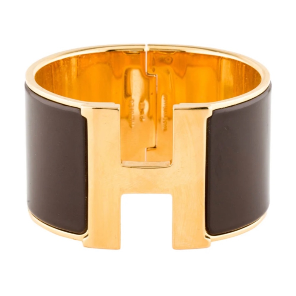 HERMÈS Clic Clac H XL Enamel Bracelet